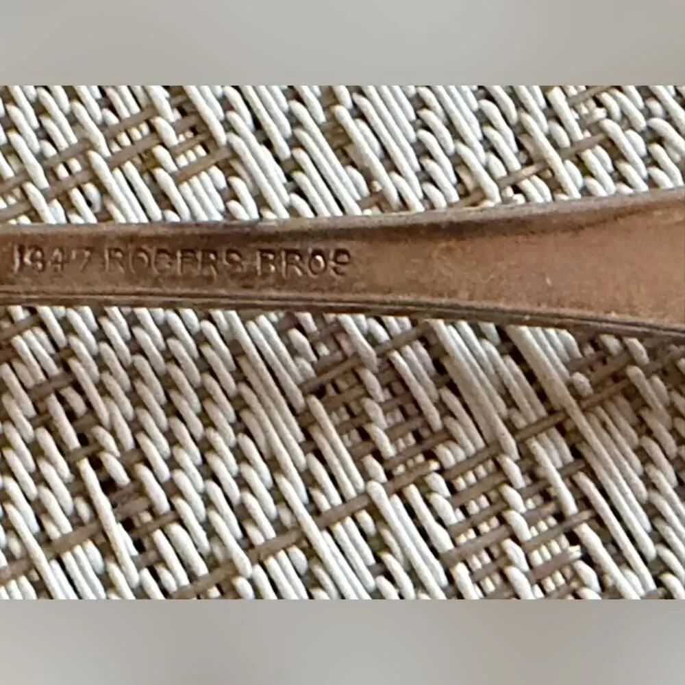 Antique  Silver cocktail oyster Fork Set Roger Bros